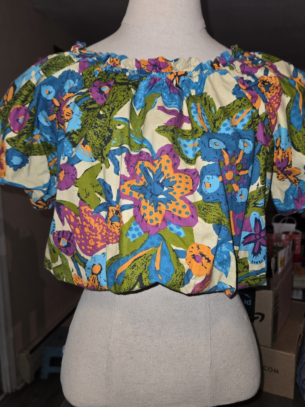 Floral Balloon Top